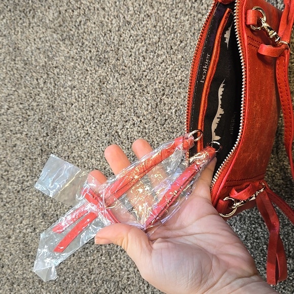 Botkier Women NY Bright Red Crossbody Bag Mini - Picture 11 of 11